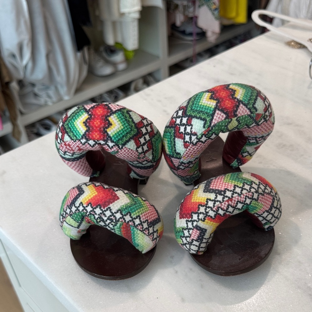 Colorful room sandals